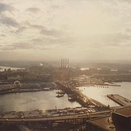 Aerial view of Darling Harbour