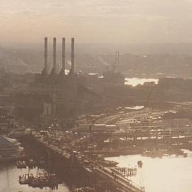 Aerial view of Darling Harbour