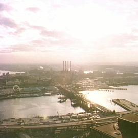 Aerial view of Darling Harbour