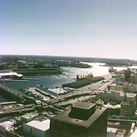 Aerial view of Darling Harbour