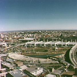 Aerial view of Darling Harbour