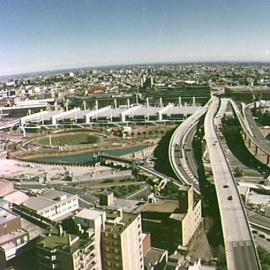 Aerial view of Darling Harbour