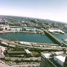Aerial view of Darling Harbour