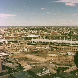 Aerial view of Darling Harbour