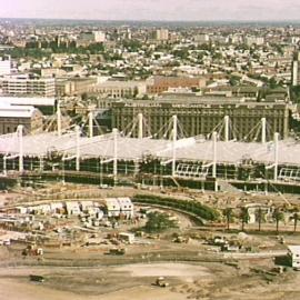 Aerial view of Darling Harbour