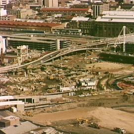 Construction at Darling Harbour