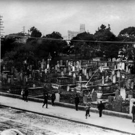 Devonshire Street Cemetery, Haymarket, 1890
