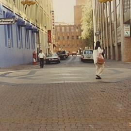 Corner of Dixon Street and Little Hay Street, Haymarket