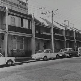 Cracks in residences in Dowling Street