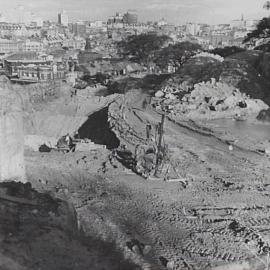 Excavation work for Eastern Distributor