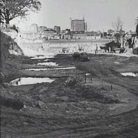 Excavation work for Eastern Distributor
