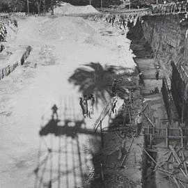 Excavation work for Eastern Distributor