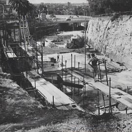 Excavation work for Eastern Distributor