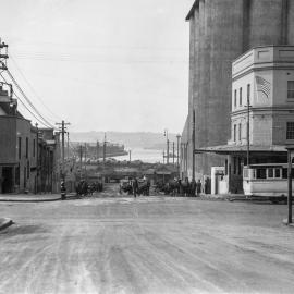 Looking north along Edward Street from the corner of Union Street Pyrmont, 1931