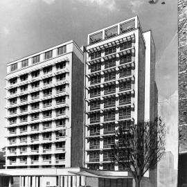 Site of proposed Sebel Town House Hotel, Elizabeth Bay Road Elizabeth Bay, circa 1960