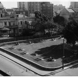 Fitzroy Gardens, Macleay Street Potts Point, 1954