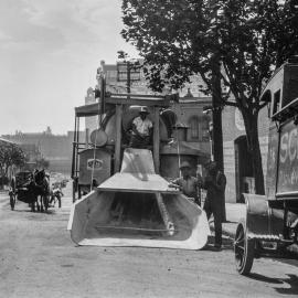 Roadworks in Foveaux Street