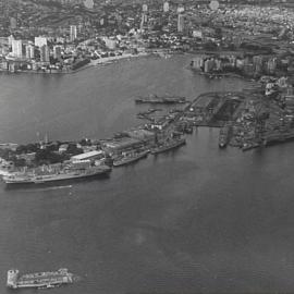 Garden Island Naval Dockyard, Woolloomooloo Bay, 1970s