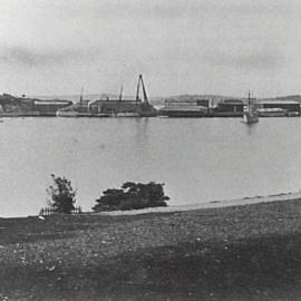 Garden Island Naval Establishment, Woolloomooloo Bay, circa 1900