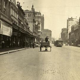 View south along George Street towards Railway Square Haymarket, 1921