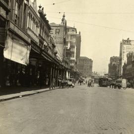 View south along George Street towards Railway Square Haymarket, 1921