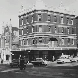 Bourke Hotel, corner of George Street and Goulburn Street Sydney, 1961