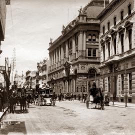 George Street looking south from near the corner of King Street Sydney, circa 1890