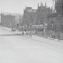 Town Hall construction work