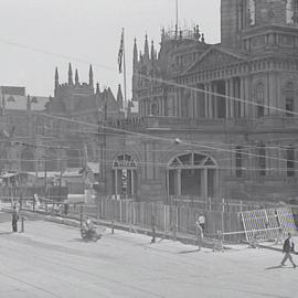 Town Hall construction work