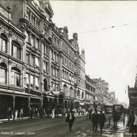 George Street, view south from King Street Sydney, 1910s