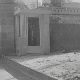 Entrance gates to Government House