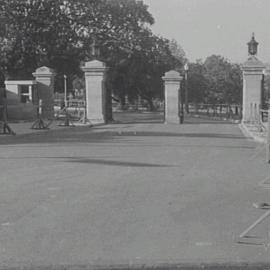 Entrance gates to Government House