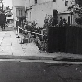 Collapse of wall in Gurner St due to traffic accident