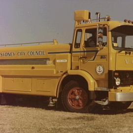 Council cleaning vehicle