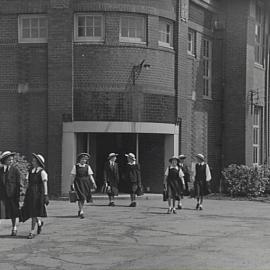 Sydney Girls High School, Moore Park, 1955