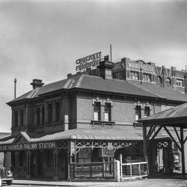  Darling Harbour Railway Station, corner of Harbour and Pier Streets Sydney, 1940s