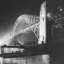 Sydney Harbour Bridge at night