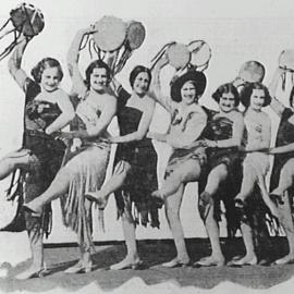 Women from City Council Service Club performing a dance