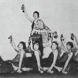 Women from City Council Service Club performing a poi dance