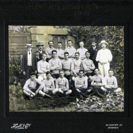 Town Hall Football Club, George Street Sydney, 1906