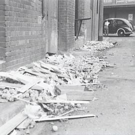 Rubbish in laneway at Haymarket