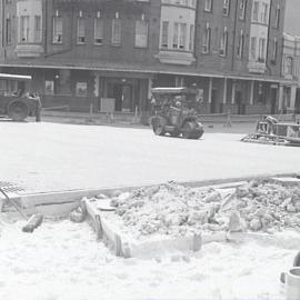 Roadworks in Hay Street
