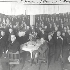 Farewell Dinner for Messrs. E.B. Paton, C.L. Talbot, R. Seymour, J. Glen & C. Morgan