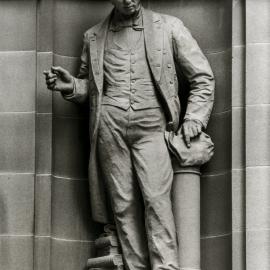 Statue of Daniel Deniehy (1828-1865), Lands Department Building, Bridge Street Sydney, 1984