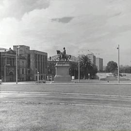 The equestrian statue of King Edward VII