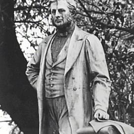 Detail of statue of Thomas Sutcliffe Mort (1816-1878)