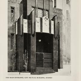 City Mutual Life Building, corner Hunter Street and Bligh Street Sydney, 1936