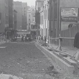 Jamison Street roadworks