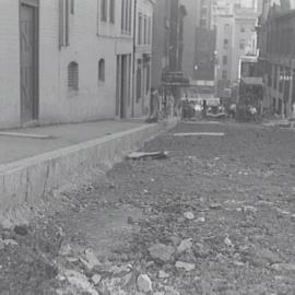 Jamison Street roadworks