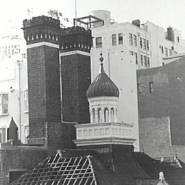 Chimney stacks behind the Palace Theatre